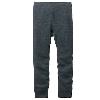 Wolle Seide Leggings anthrazit melange