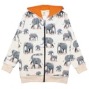 Vorschaubild Leichte Sweatjacke Elefanten-Alloverdruck