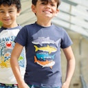 Vorschaubild T-Shirt Hai Aufnäher