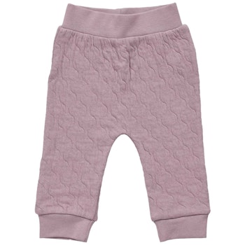 Gesteppte Jersey Hose weinrot
