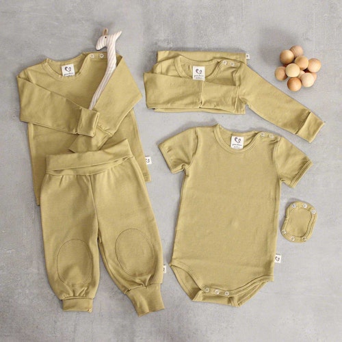 Mitwachsendes Bio Langarmshirt uni