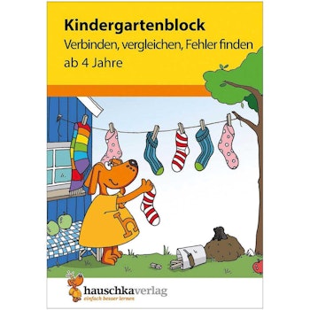 Kindergarten Rätselblock ab 4 Jahre