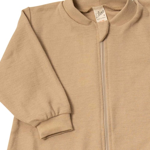 Babyschlafsack Wolle Seide mit Fuß