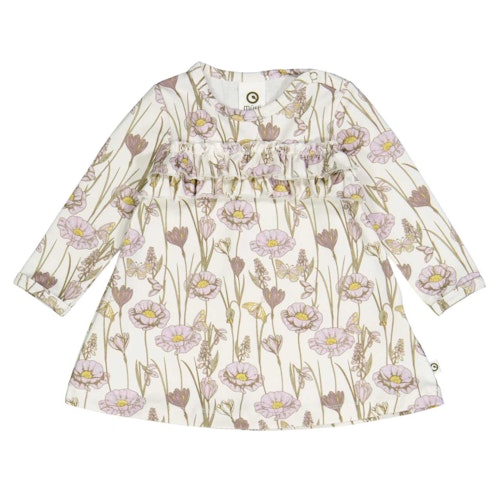 Stufenkleid langarm Blümchen