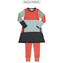 Vorschaubild Langarmkleid im Block-Design