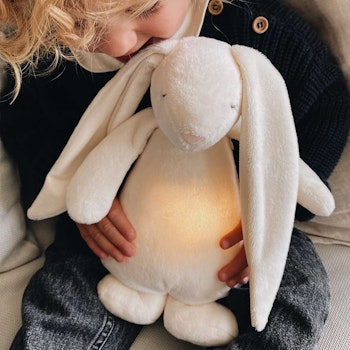 Der Summhase mit Lampe creme aus Baumwolle und Polyester