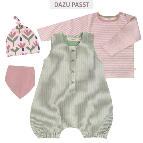 Dreiecktuch Musselin blass rosa -gross 1-3 Jahre