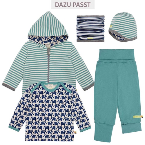 Wendejacke Kapuze Ringel