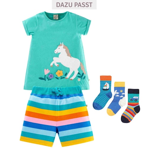 Weiche Kinder Shorts Streifen