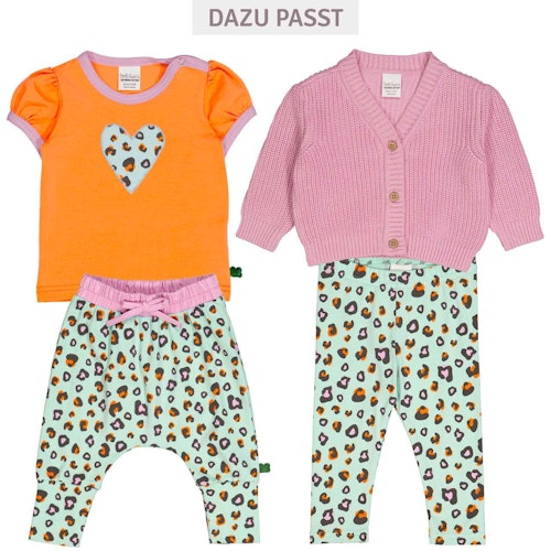 T-Shirt Puffärmel Herz