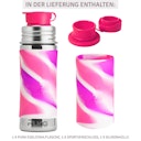 Vorschaubild Edelstahl Sportflasche Sportverschluss 325 ml pink swirl