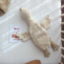 Vorschaubild Gans klein Traubenkern Kuscheltier Wärmekissen leinen