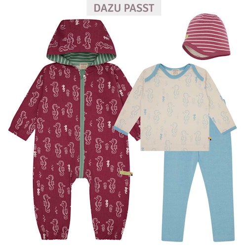 Leichte Ripp Leggings uni