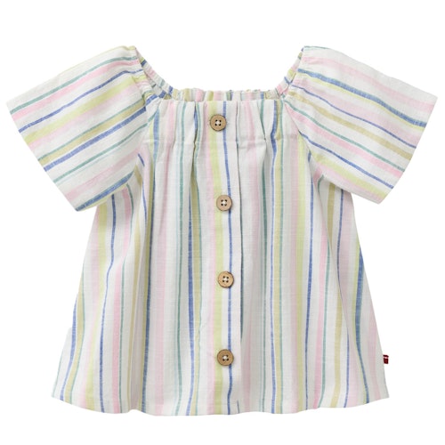Gewebte kurzarm Bluse