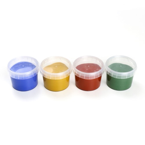 Bio Fingerfarben für klein Kinder 4er Set AKI