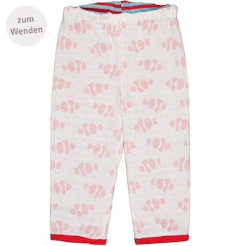 Weiche Wendehose Fische rot Ringel