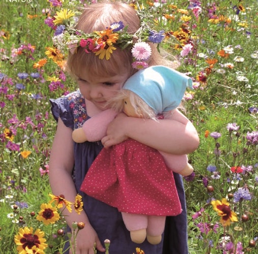 Bio Puppe Lotti mit Haaren & ausziehbarer Kleidung