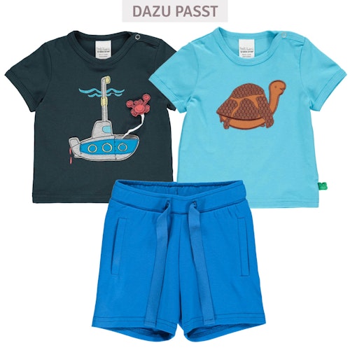 Weite Baby Jersey Shorts uni