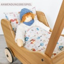 Vorschaubild Klassischer Puppenwagen Reh 53 cm Griffhöhe