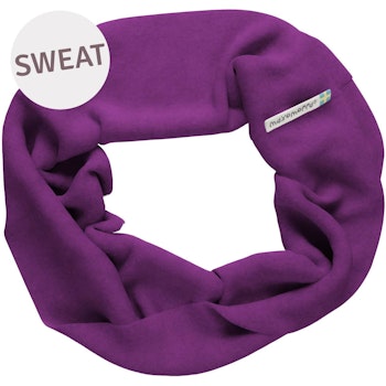 Sweat Schlauchschal uni lila
