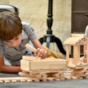 Vorschaubild Steine 1000er Holzkasten mit Rädern