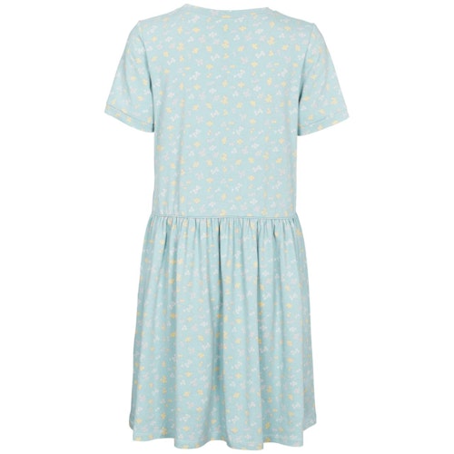 Knielanges Damen Tellerkleid Gänseblümchen