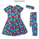 Vorschaubild Flatter Sommerkleid Regenbogen