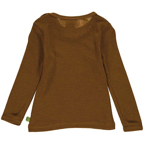 Langarmshirt Wolle
