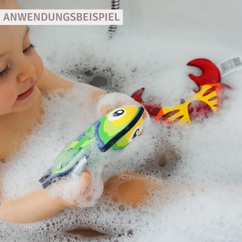 2er Set Wasserspieltiere schwimmend Neopren Seestern Seepferchen