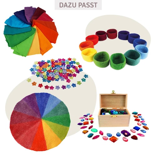 Farbenkreis aus Filz