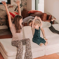 Funzy Spielsofa 4-teilig Cord Beige