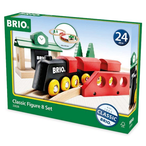 Holzeisenbahn Starterset Bahn Acht 22 Teile