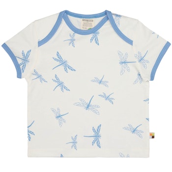 Kurzarm Shirt Libellen hellblau