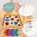 Vorschaubild Matte Funkelsteine 60 Stück