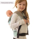 Vorschaubild Kinder Puppentrage multifunktional- Regenbogen navy