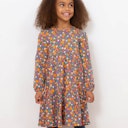 Vorschaubild Langarm Stufenkleid Blumen