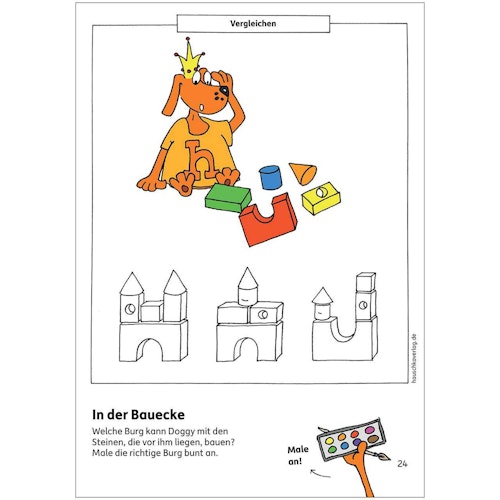 Kindergarten Rätselblock ab 4 Jahre
