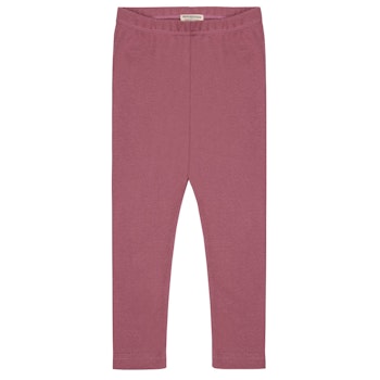Leichte Feinripp Leggings 100% Bio Baumwolle rosa