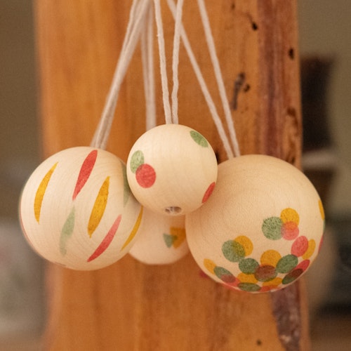 Holz Ornamente Weihnachtsbaumschmuck Wonder Balls