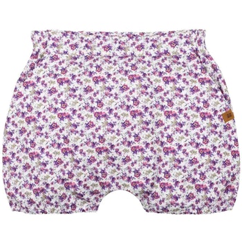 Leichte Popeline Babyshorts Blumen lila