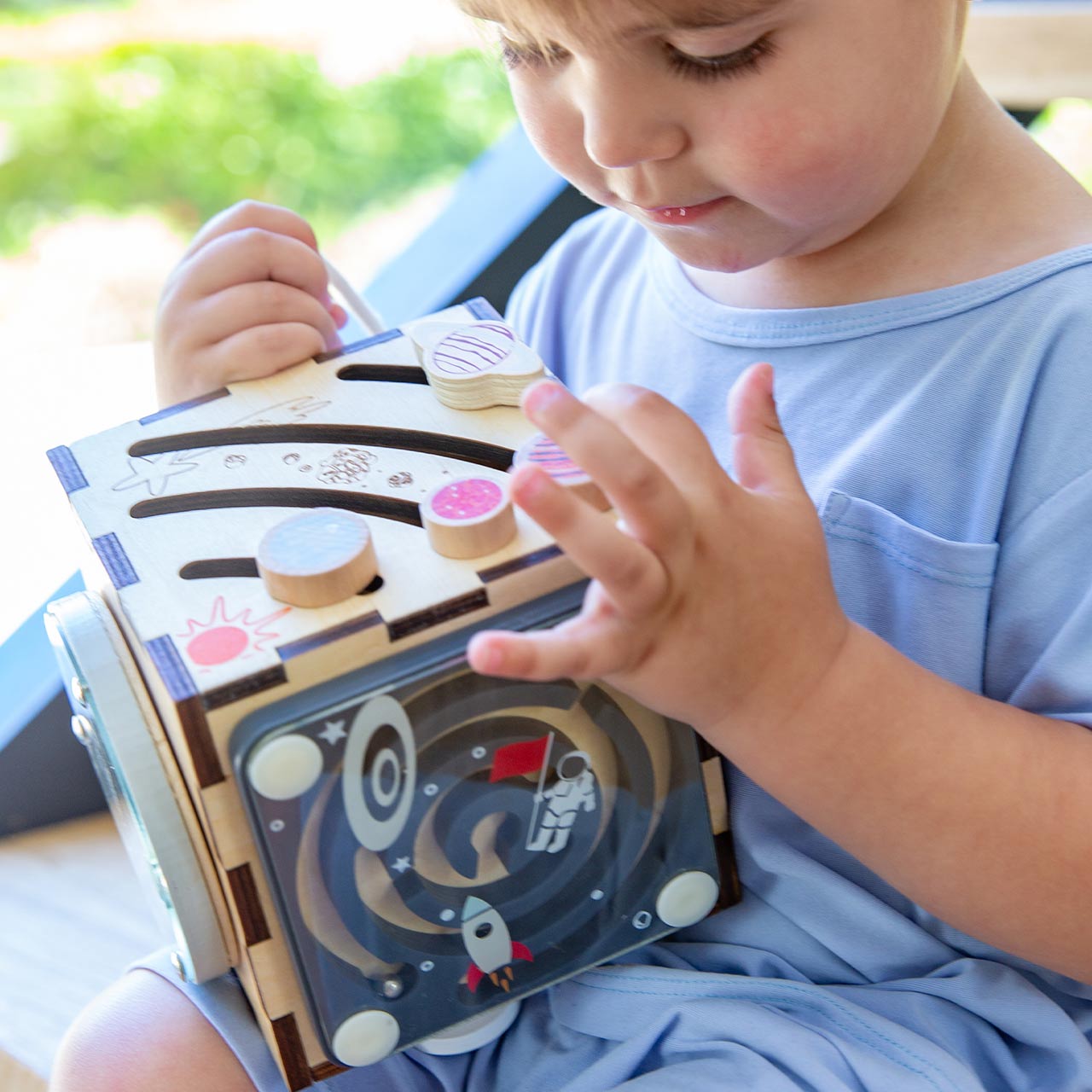 Kleiner Spielecenter 6in1 Weltraum