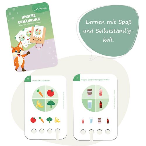 Unsere Ernährung 7-9 J. Kartensatz (ohne Lochkasten)