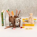 Vorschaubild Stiftehalter Hund – Holz Stiftebox  mit Stecksystem