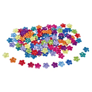 120 Blumen Funkelsteine zum Legen, Sortieren und Basteln