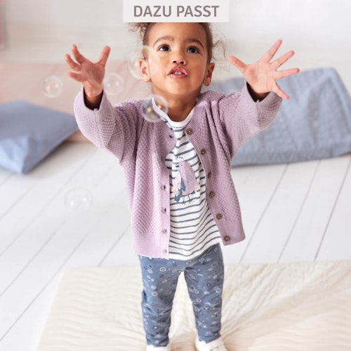 Klassischer Cardigan Knopfleiste