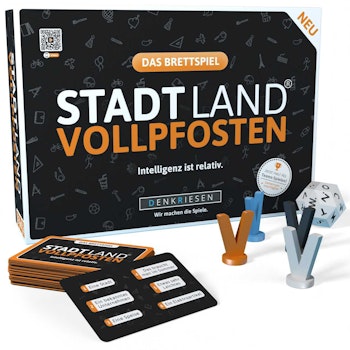 Stadt Land Vollpfosten- Das Brettspiel ab 12