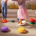 Vorschaubild Stapelstein® Spring Special Rainbow Set classic, Balanceboard + gratis Mini