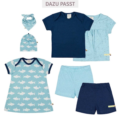 Leichtes Slub Jersey Shirt kurzarm