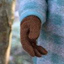 Vorschaubild Fingerhandschuhe Umschlagbund Wolle Seide