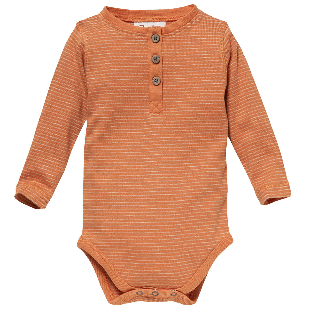 Langarmbody Knopfleiste